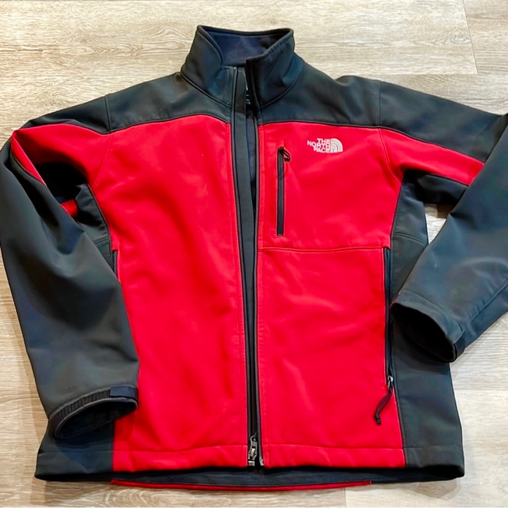 North Face Red + Grey Men’s Small Jacket